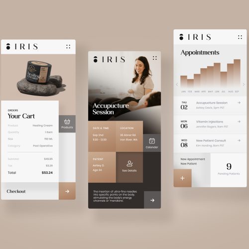 Iris Wellness: UX Design
